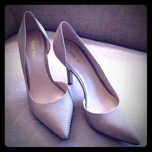 Nine West Snake Embossed Pumps